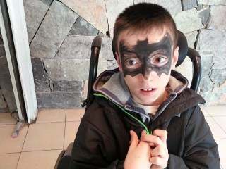 Un blog para Daniel, disfraz de Batman